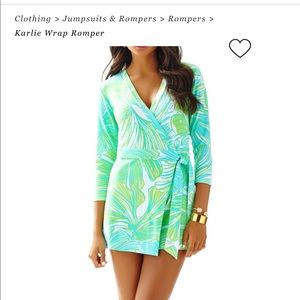 Lilly Pulitzer Karlie wrap romper